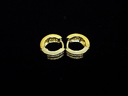 Златни обеци, 3.33гр. ,Бургас