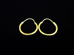 Златни обеци, 0.94гр. ,Бургас