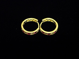 Златни обеци, 1.44гр. ,Бургас