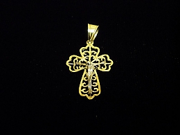 Златен кръст, 0.96гр. ,Бургас