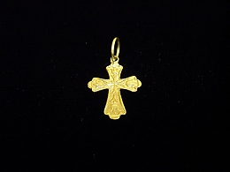 Златен кръст, 0.98гр. ,Бургас