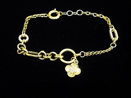 Златна синджирна гривна, 4.37гр. ,Бургас