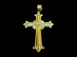 Златен кръст, 1.9гр. ,Карнобат