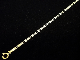 Златна синджирна гривна, 1.04гр. ,Карнобат