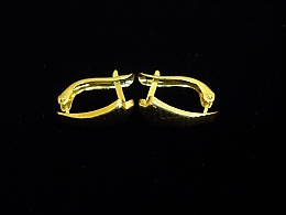Златни обеци, 1.18гр. ,Айтос