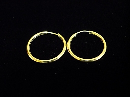 Златни обеци, 0.55гр. ,Карнобат