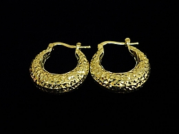 Златни обеци, 3.81гр. ,Айтос