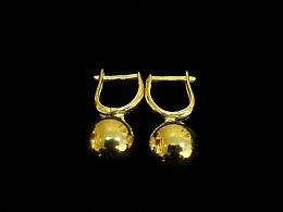 Златни обеци, 3.59гр. ,Карнобат