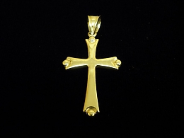 Златен кръст, 0.89гр. ,Карнобат