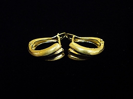 Златни обеци, 1.67гр. ,Карнобат