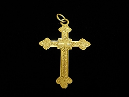 Златен кръст, 2.7гр. ,Пловдив