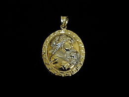 Златен медальон, 1.04гр. ,Пловдив