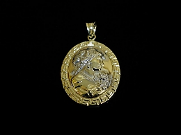 Златен медальон, 1.01гр. ,Пловдив
