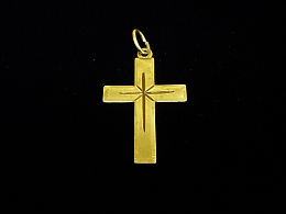 Златен кръст, 0.93гр. ,Пловдив