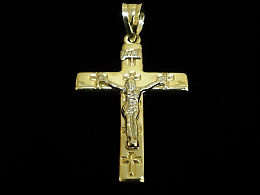 Златен кръст, 3.28гр. ,Карнобат