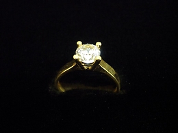 Златен дамски пръстен, 2.57гр. ,Карнобат