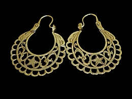 Златни обеци, 6.98гр. ,Бургас