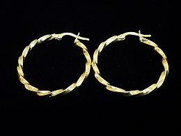 Златни обеци, 1.87гр. ,Айтос