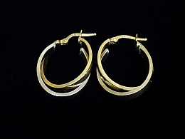 Златни обеци, 2.85гр. ,Бургас