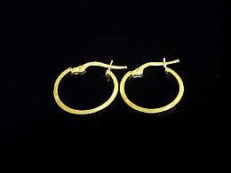 Златни обеци, 1.34гр. ,Карнобат