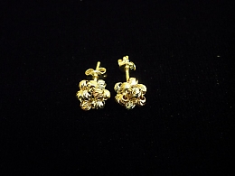 Златни обеци, 1.38гр. ,Карнобат