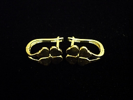 Златни обеци, 2.55гр. ,Бургас