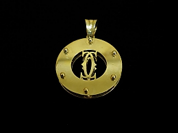 Златен медальон, 2.97гр. ,Айтос