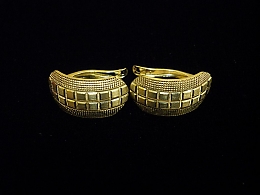 Златни обеци, 3.5гр. ,Карнобат