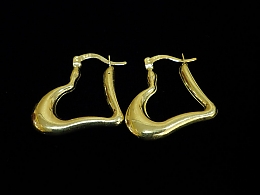 Златни обеци, 2.57гр. ,Карнобат