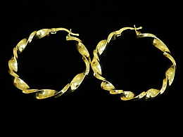 Златни обеци, 3.95гр. ,Бургас