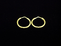 Златни обеци, 0.66гр. ,Бургас