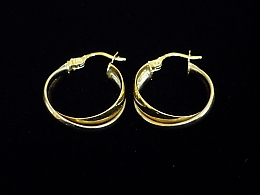 Златни обеци, 2.63гр. ,Бургас