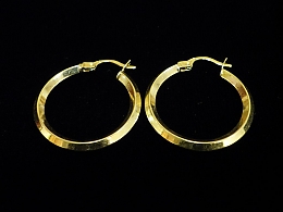 Златни обеци, 1.99гр. ,Карнобат