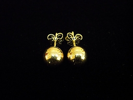 Златни обеци, 1.87гр. ,Бургас