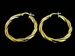 Златни обеци, 3.88гр. ,Пловдив