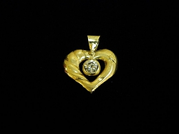 Златен медальон, 0.73гр. ,Бургас