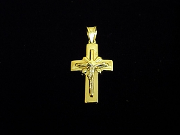 Златен кръст, 1.04гр. ,Бургас