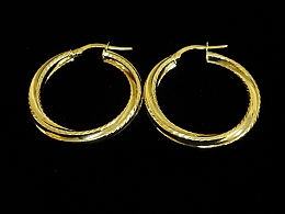 Златни обеци, 3.11гр. ,Бургас