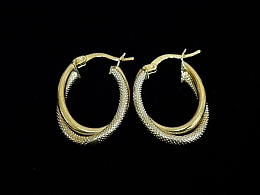 Златни обеци, 2.4гр. ,Бургас