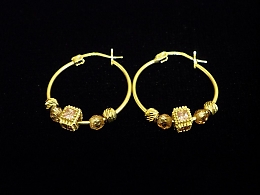 Златни обеци, 2.06гр. ,Карнобат