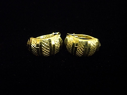 Златни обеци, 1.56гр. ,Бургас