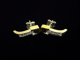 Златни обеци, 3.97гр. ,Айтос