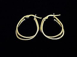 Златни обеци, 2.14гр. ,Бургас