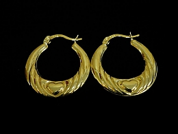 Златни обеци, 3.21гр. ,Бургас