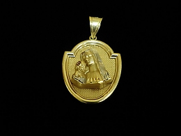 Златен медальон, 3.1гр. ,Бургас