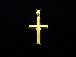 Златен кръст, 1.07гр. ,Бургас