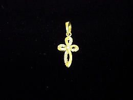 Златен кръст, 0.83гр. ,Бургас