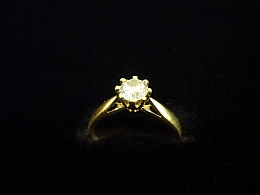 Златен дамски пръстен, 1.82гр. ,Карнобат