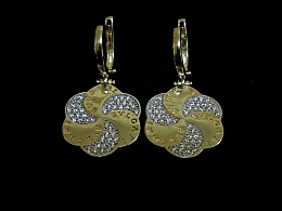 Златни обеци, 6.86гр. ,Бургас