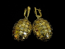 Златни обеци, 6.16гр. ,Бургас